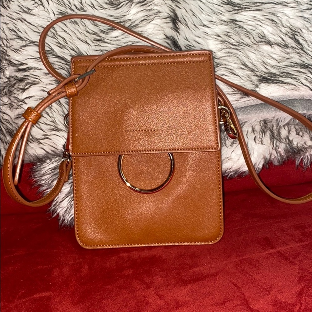 Forever 21 Cognac Crossbody Purse/Bag
